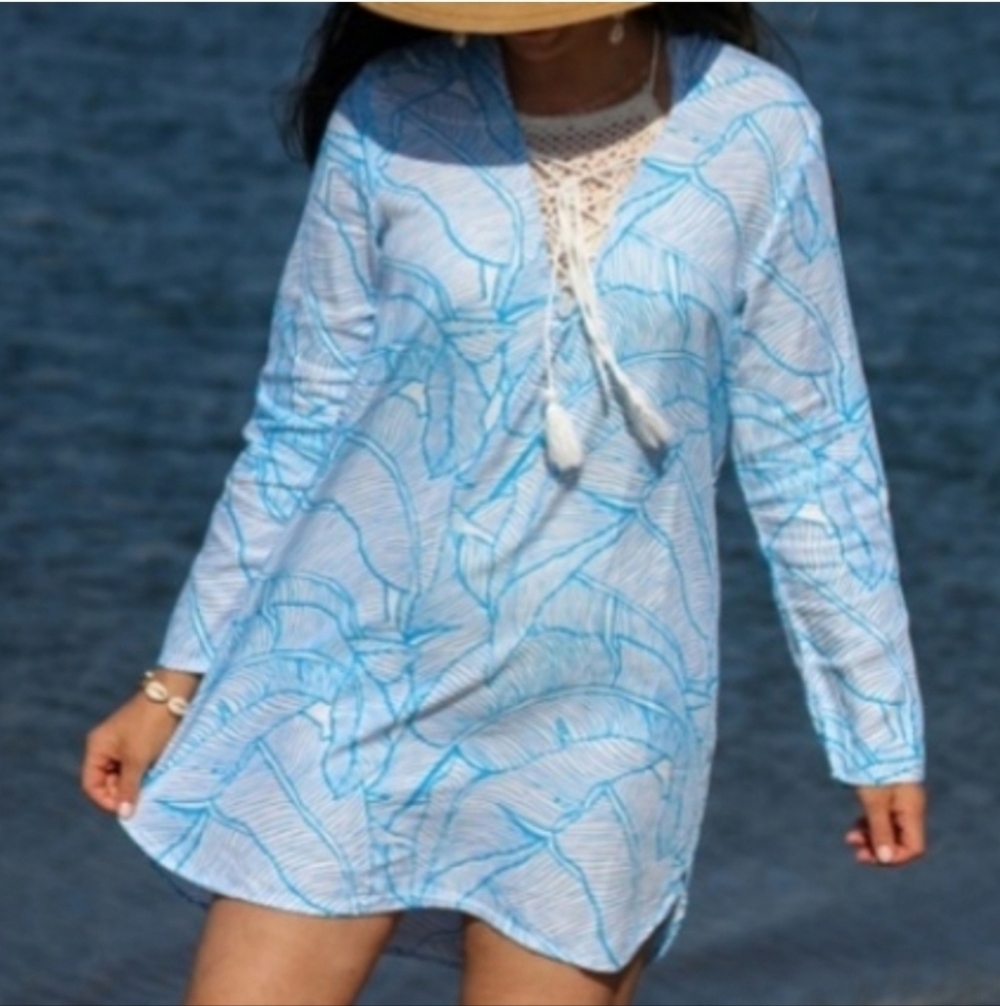 Charlie holiday beach cover up  tassels Coco Oversized